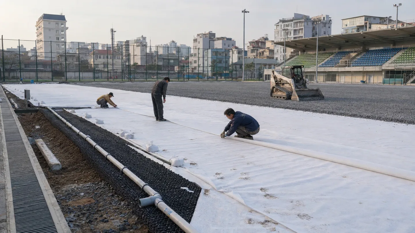 Industrial-site installation